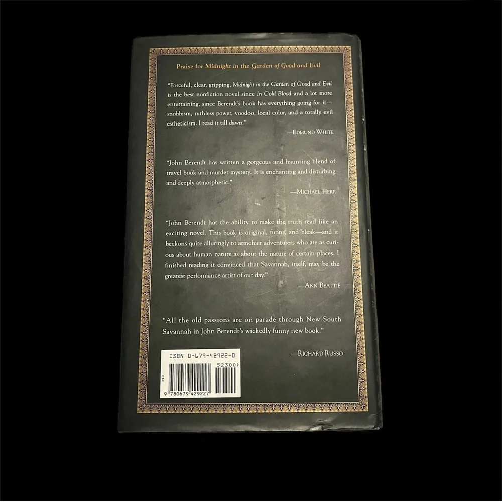 Signed Midnight in the Garden of Good and Evil ~ Vintage Hardback Nonfiction - Picture 3 of 16
